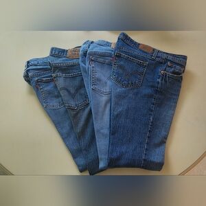 Lot of 4 Pairs Levi Jeans ~ Size 6